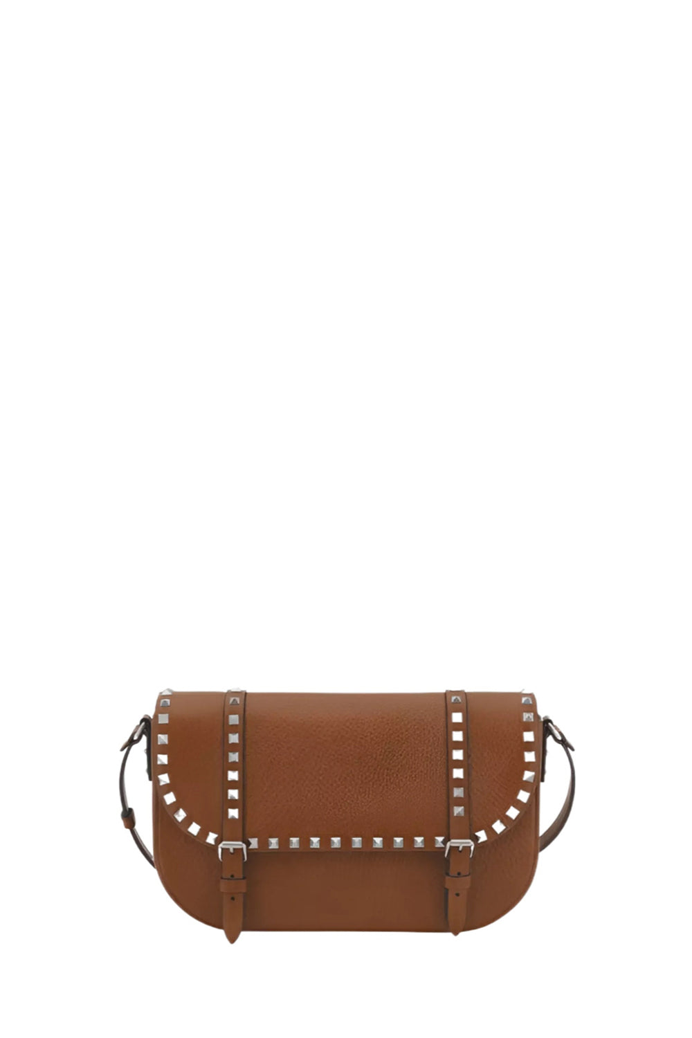 ショルダーバッグ LARGE ROCKSTUD MESSENGER BAG Valentino Rockstud Leather Hobo Messenger Bag - Consigned