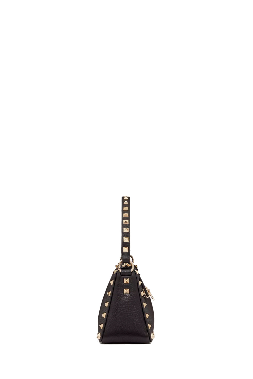 Small Rockstud Grainy Calfskin Crossbody Bag