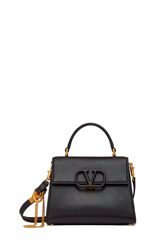 Small Vsling Grainy Calfskin Handbag