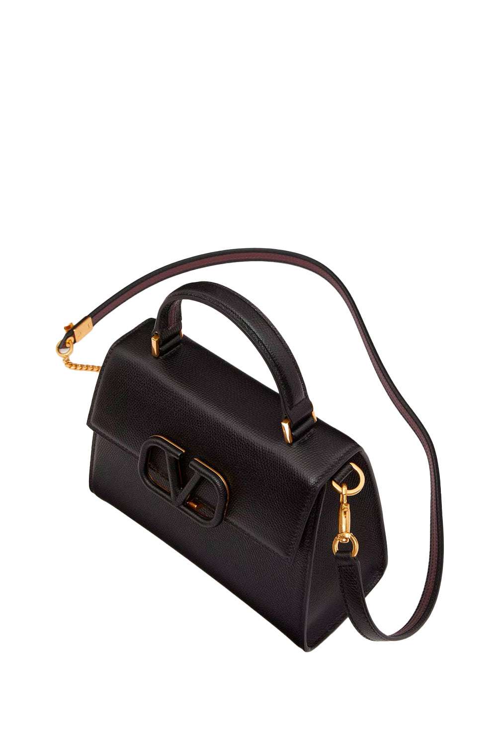 Small Vsling Grainy Calfskin Handbag