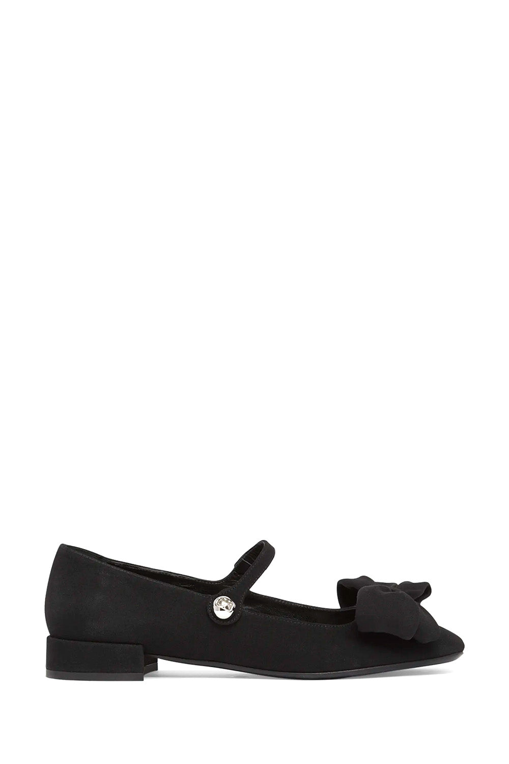 Satin Bow Mary Jane Ballerina Flats