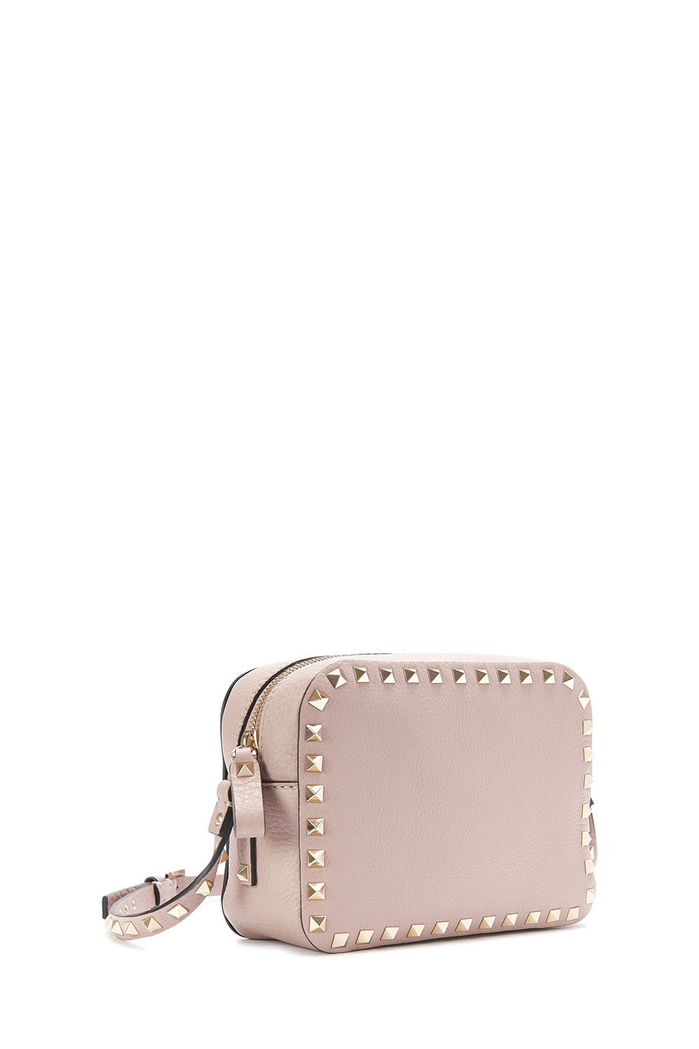 Small Rockstud Shoulder Bag With Printed Logo