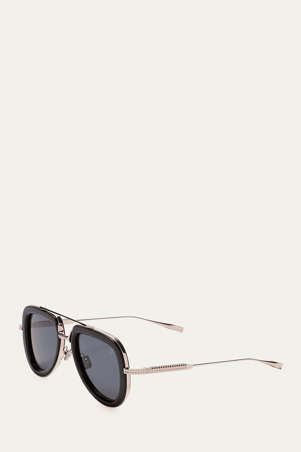 V-Story Titanium & Acetate Aviator Sunglasses