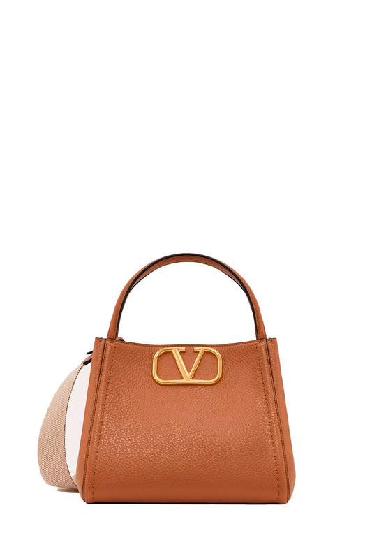 Valentino Garavani Alltime Medium Handbag In Grainy Calfskin