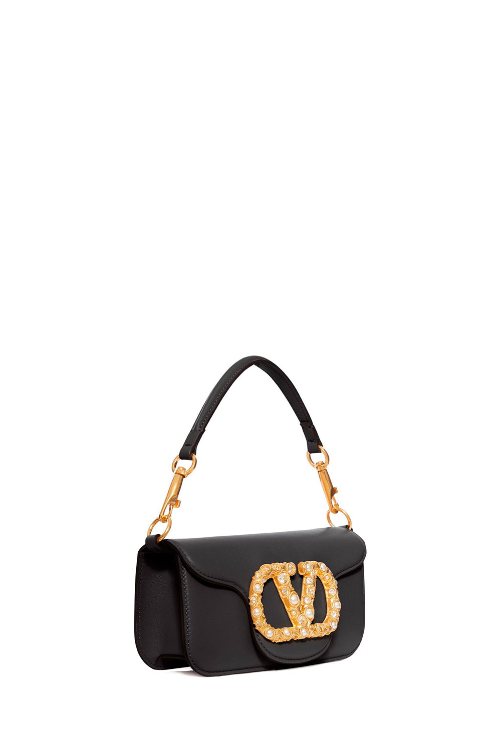 VALENTINO - Valentino Garavani Locò Small Shoulder Bag In Calfskin