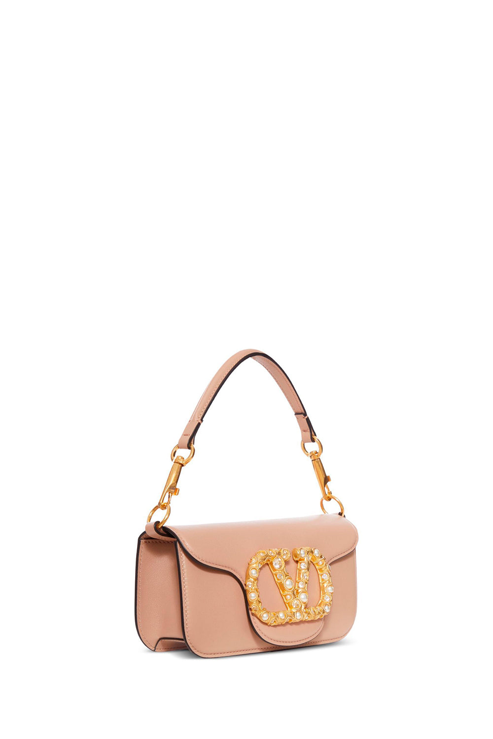 VALENTINO - Valentino Garavani Locò Small Shoulder Bag In Calfskin