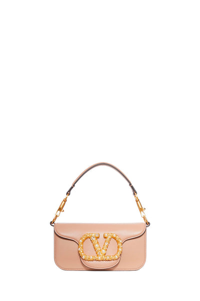 VALENTINO - Valentino Garavani Locò Small Shoulder Bag In Calfskin