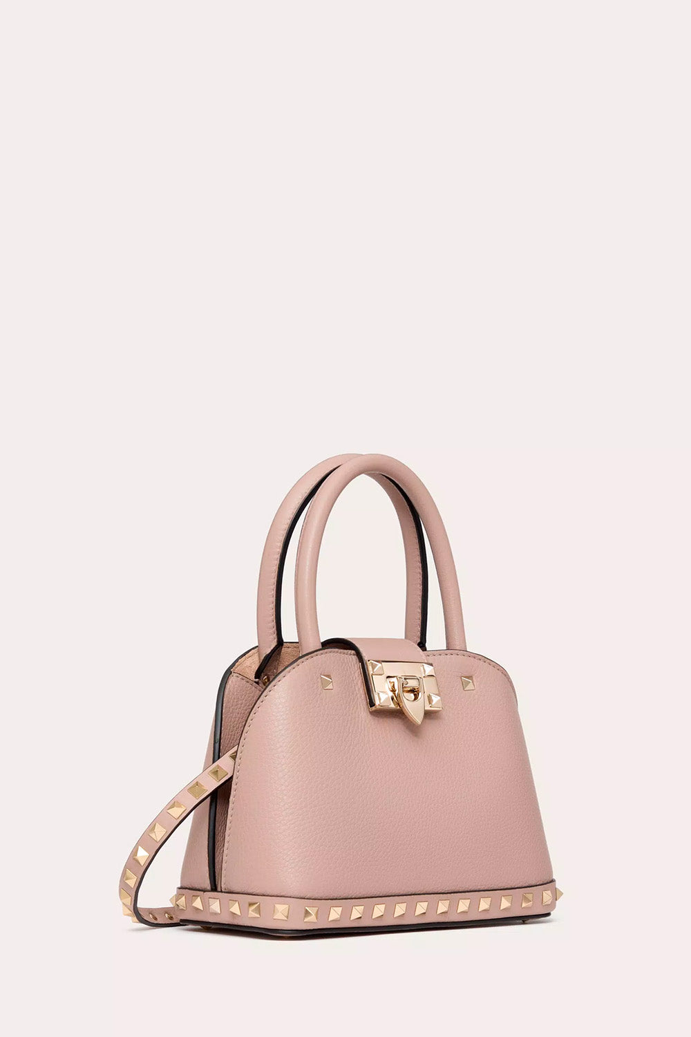 Valentino Garavani Rockstud Small Handbag In Grainy Calfskin