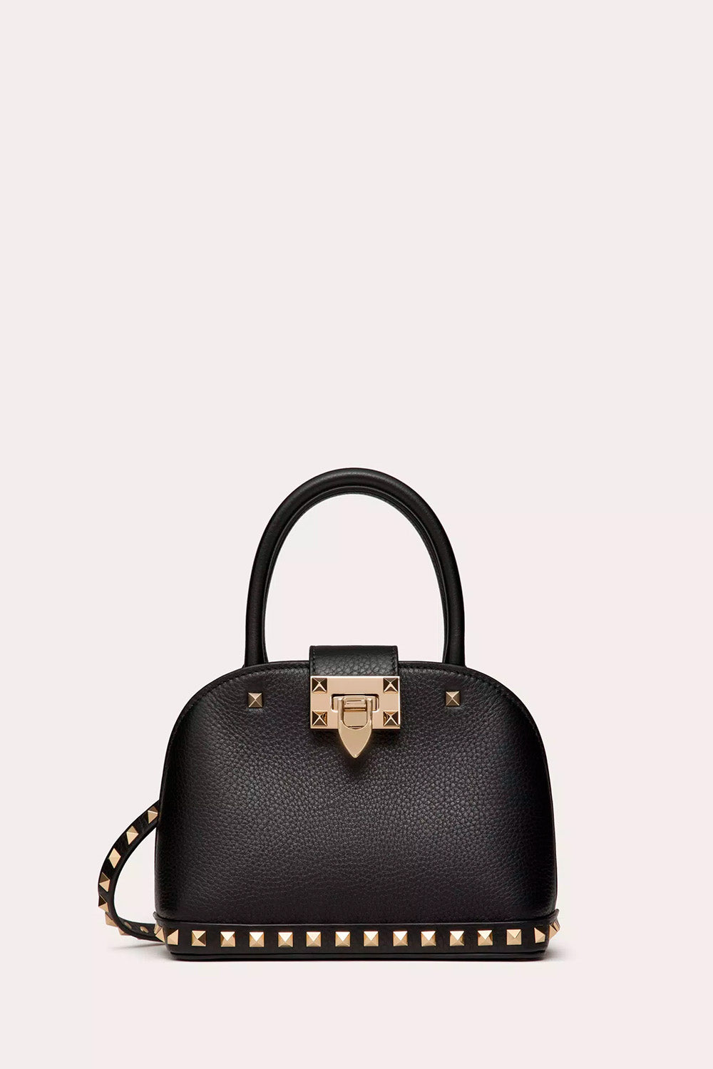 Valentino Garavani Rockstud Small Handbag In Grainy Calfskin