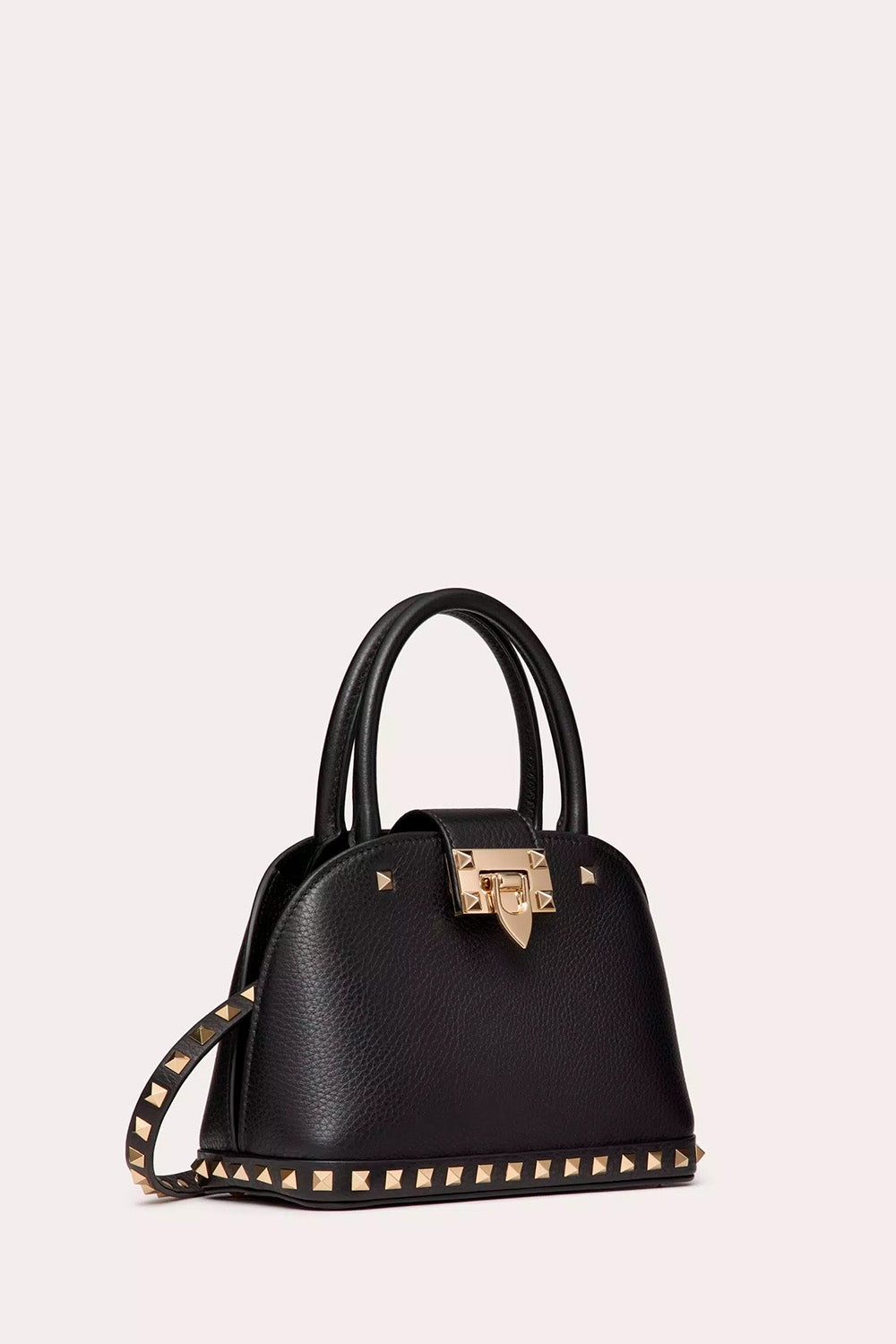 Valentino Garavani Rockstud Small Handbag In Grainy Calfskin