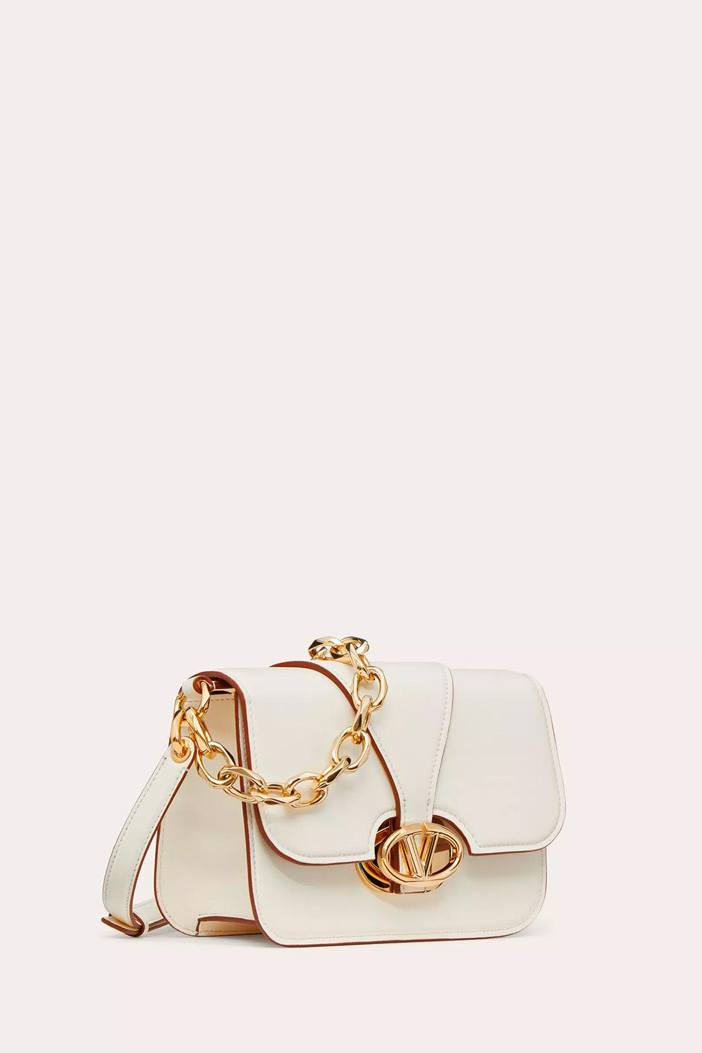 Vlogo O'clock Small Nappa Leather Shoulder Bag With Chain