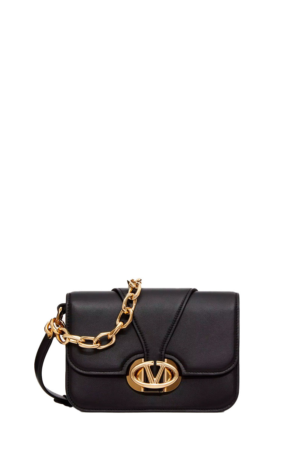 Vlogo O'clock Small Nappa Leather Shoulder Bag With Chain