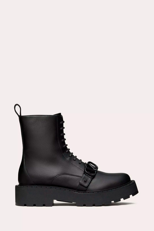 Vlogo Signature Calfskin Combat Boot 45MM