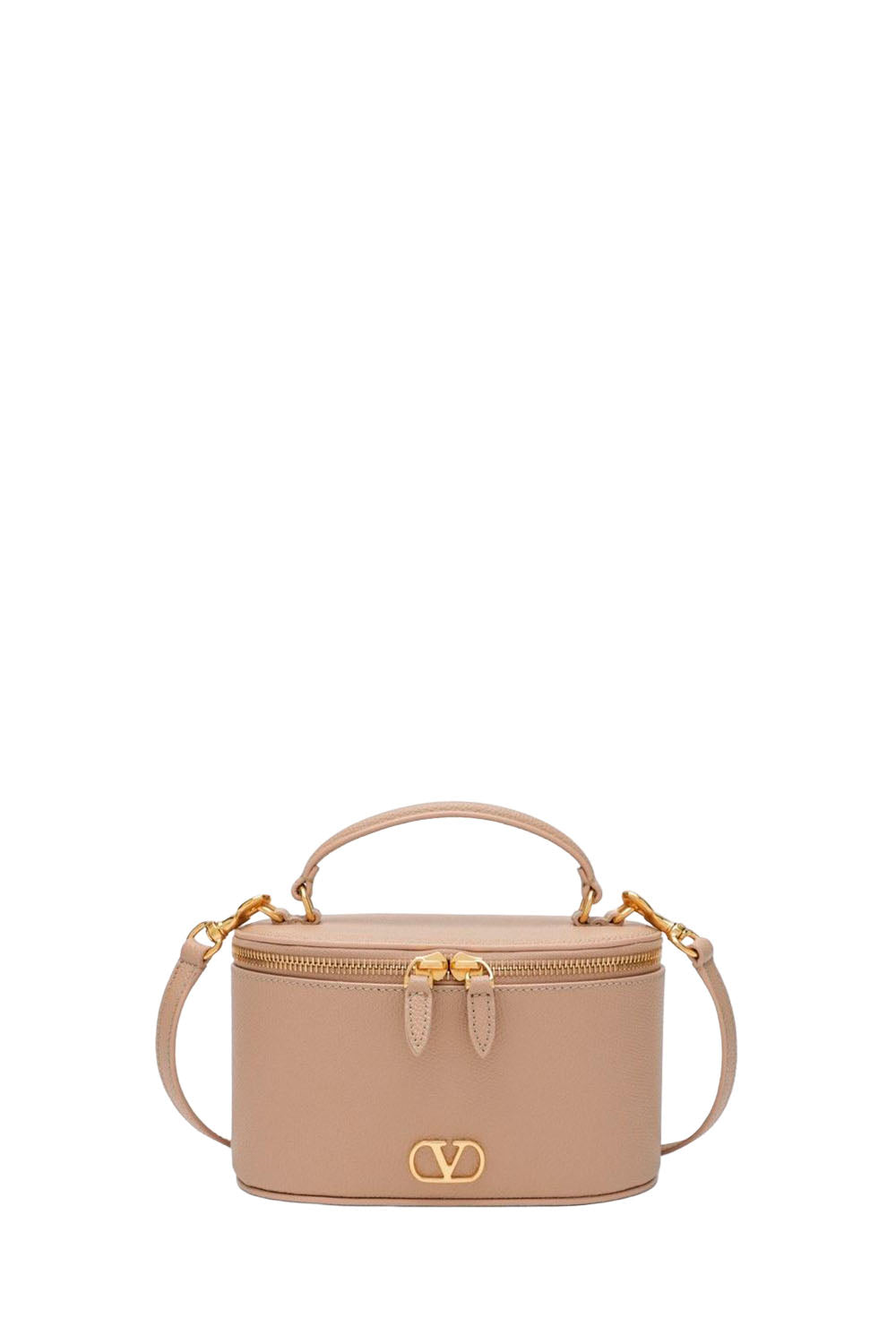 Vlogo Signature Mini Vanity Bag In Grainy Calfskin