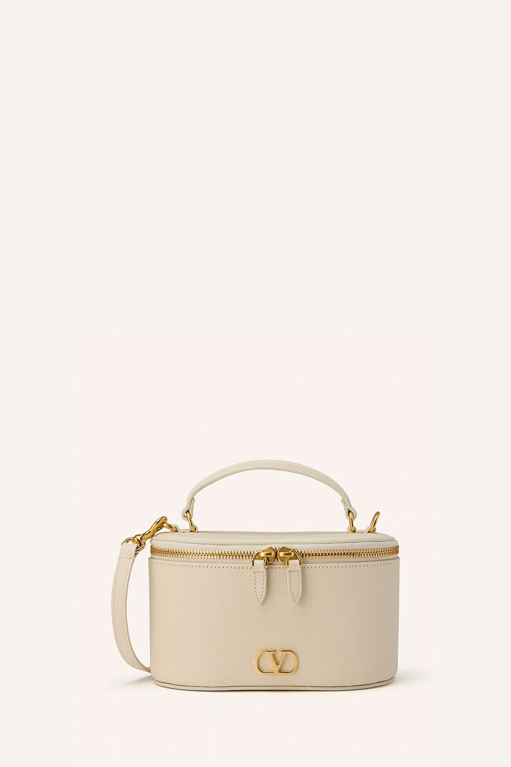 Vlogo Signature Mini Vanity Bag In Grainy Calfskin