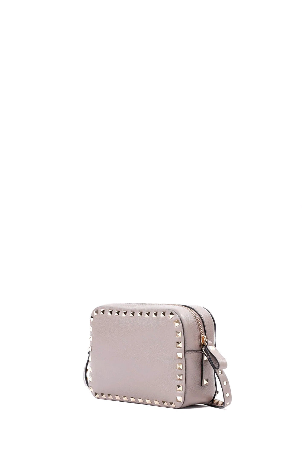 Small Rockstud Shoulder Bag With Printed Logo