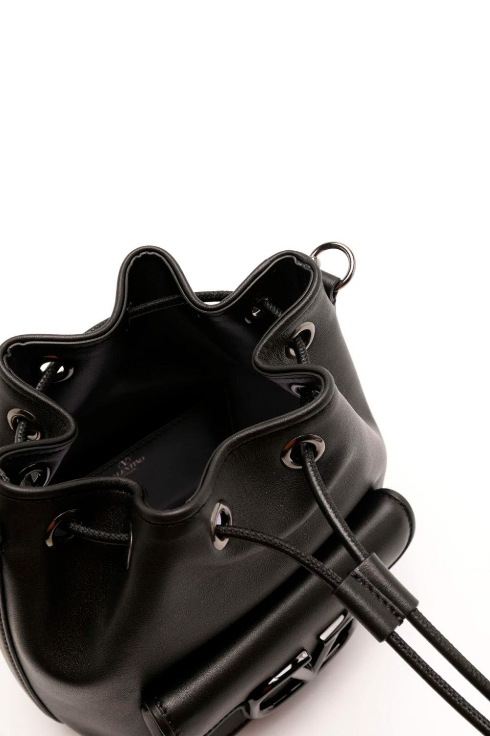 Small VLogo Signature Bucket Bag