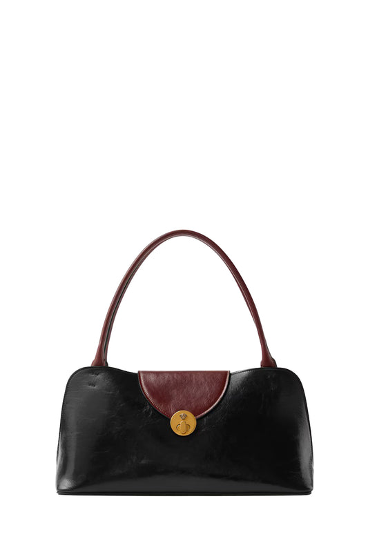 Vivian Leather East/West Shoulder Bag