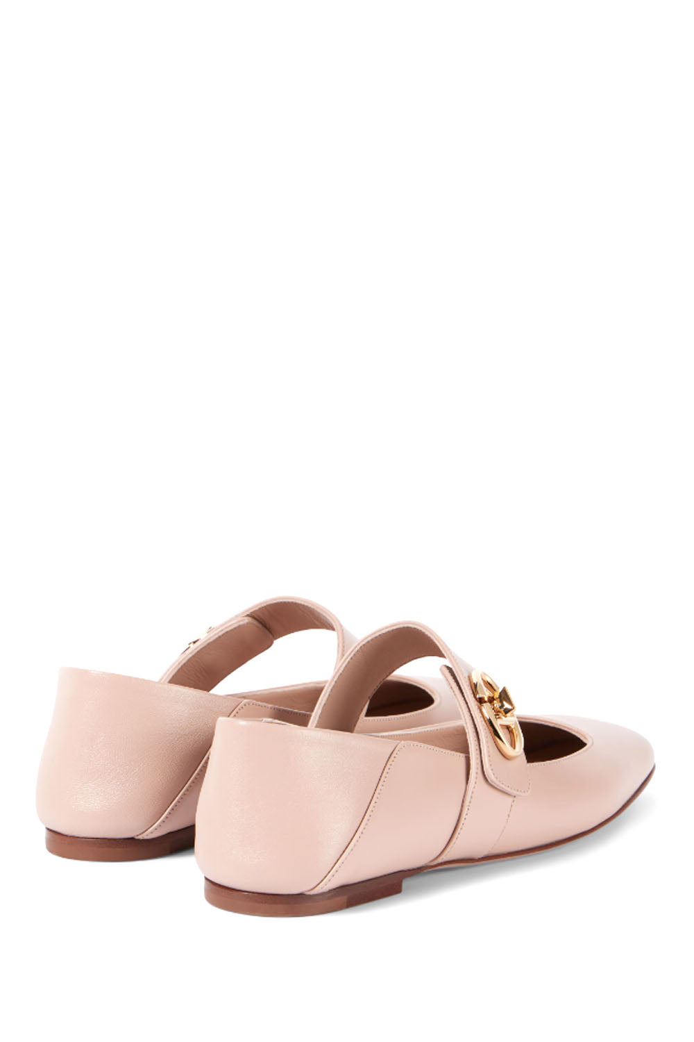 Vlogo Locker Mary-Jane Ballerina In Calfskin